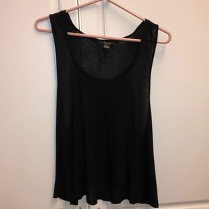 Black tank top